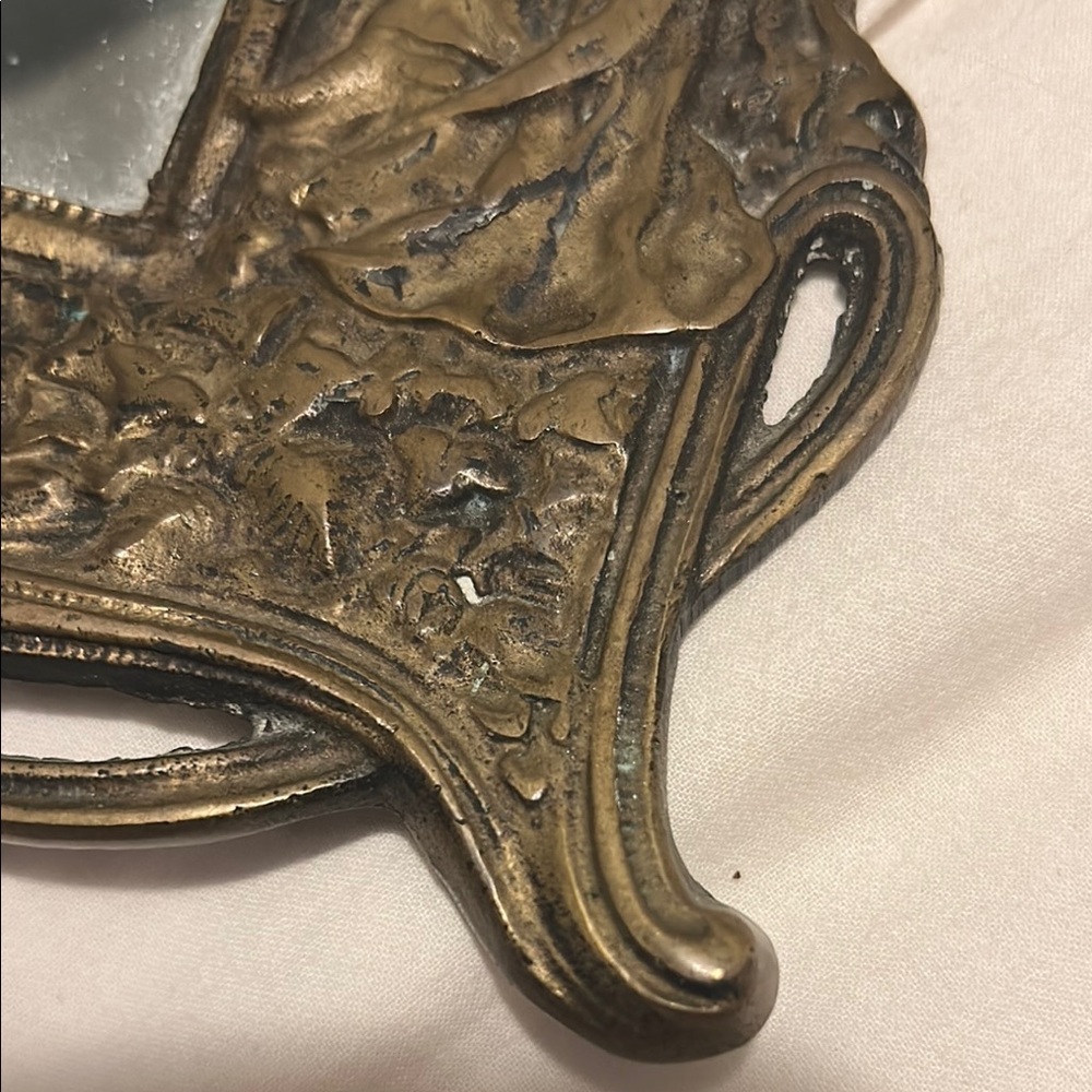 Antique-Style Gold Mirror Frame - Picture 4 of 12